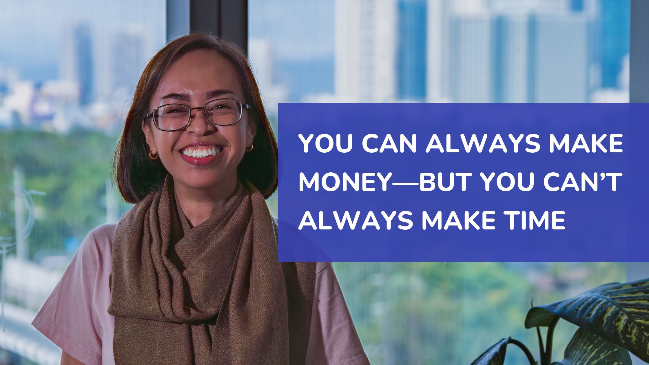 Blog image of You Can Always Make Money—But You Can’t Always Make Time