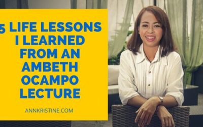 Five Life Lessons I Learned from an Ambeth Ocampo Lecture