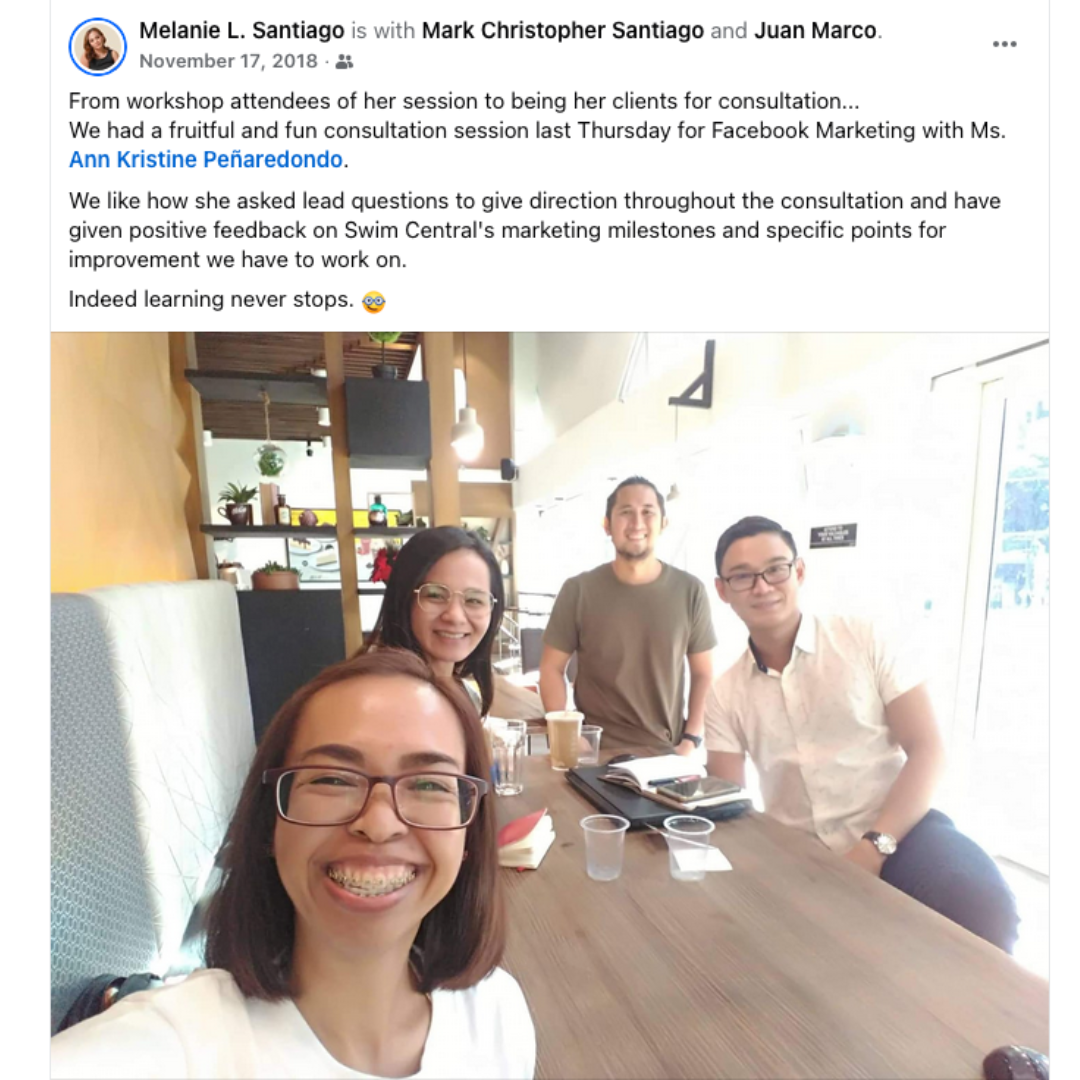 Melanie Santiago - testimonial